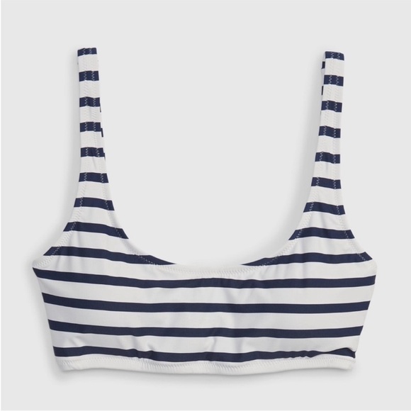 NWT! GAP Leopard Print Scoopneck Bikini Top - Size Large💎 - Picture 7 of 8